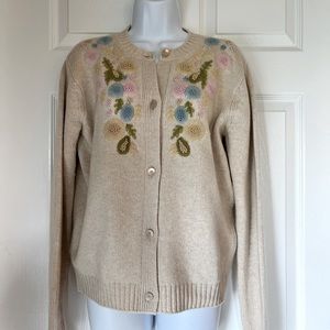 Authentic Miu Miu Floral Cardigan